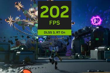 （最新）《瑞奇与叮当：时空跳转》开启DLSS 3后帧率暴涨