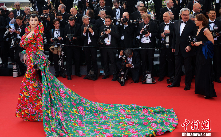 戛纳红毯在戛纳举行，明星们“百花齐放”