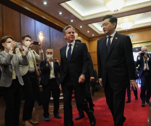 外长秦刚在北京与美国务卿布林肯举行会谈，今日还有动作（2023外长会谈国务卿）