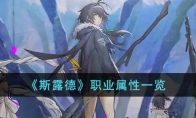 《斯露德》攻略——职业属性