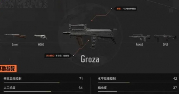 《暗区突围》GROZA枪械介绍一览